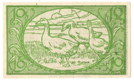 10 Pf banknot zastępczy Kreis Diepholz 1920