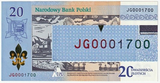 20 zł 300-lecie koronacji obrazu Matki Bożej JG0001700