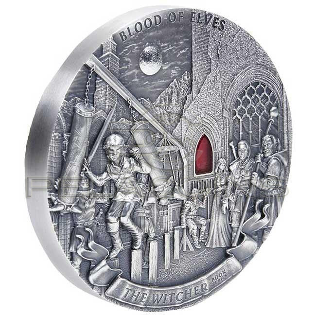 Niue 2021 50$ BLOOD of ELVES - The Witcher series 1kg