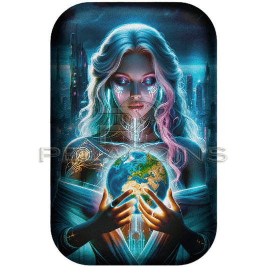 Cyberpunk Goddess Cassandra 2oz Ag 9999 Cast Bar