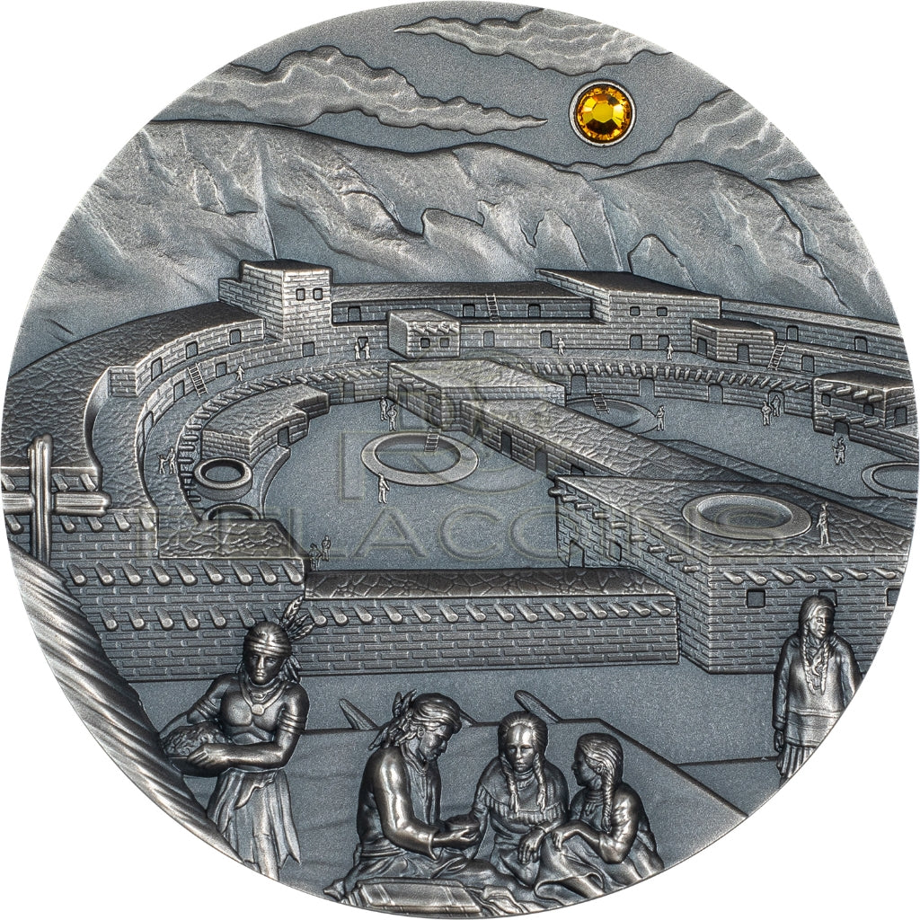 Palau 2024 10$ Chaco Culture Sun Dagger – Equinox & Solstice